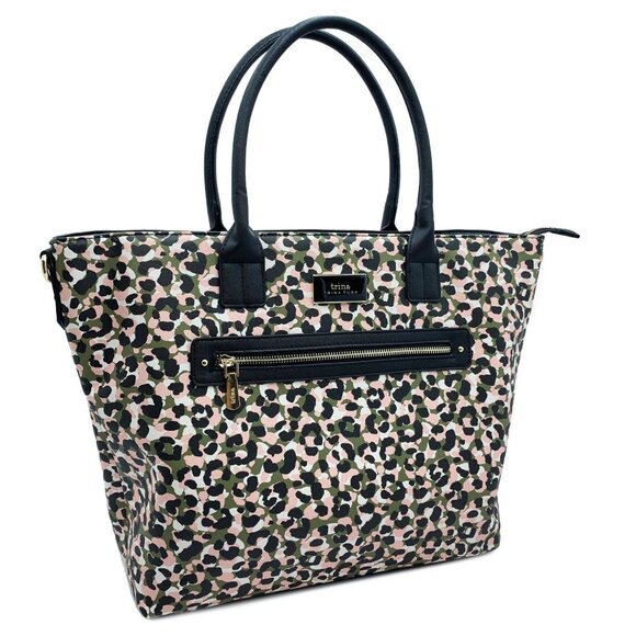 Trina Turk Double Handled Print Tote w Detachable Shoulder Strap NWT - Picture 1 of 2